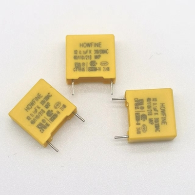 Resistência-capacitorce, tamanho pequeno do capacitor 0.1uF/275V/310V da tensão da redução