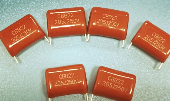 250V impermeável metalizou a chama do capacitor do filme do polipropileno - retardador
