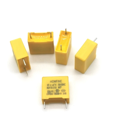 Resistência-capacitorce, tamanho pequeno do capacitor 0.1uF/275V/310V da tensão da redução