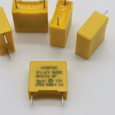 Resistência-capacitorce, tamanho pequeno do capacitor 0.1uF/275V/310V da tensão da redução