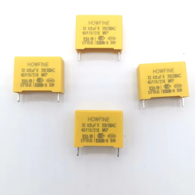 Resistência-capacitorce, capacitor 0.22uF/275V/310V/330V da tensão da redução