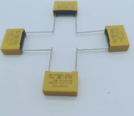 Os capacitores halogênio-livres da segurança de X2-HF metalizaram a Capacitor-classe X2 104k do filme do polipropileno