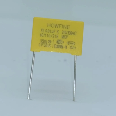 Capacitor anti-bloqueio de filme de polipropileno 103K/310V P15mm para LED