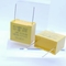 cor amarela metalizada segurança do capacitor do polipropileno de 475K 310V X2