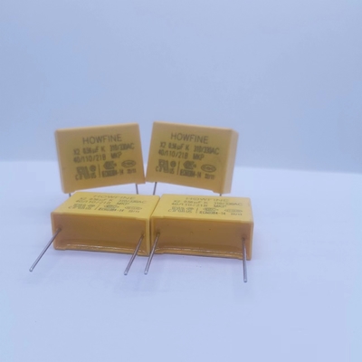 Capacitor amarelo MPX-X2 0.56UF 310V-330V P22.5MM da segurança da cor