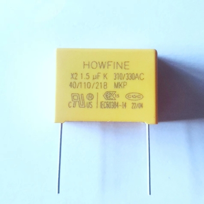 Capacitor de segurança 155K/310V X2 para aplicações industriais