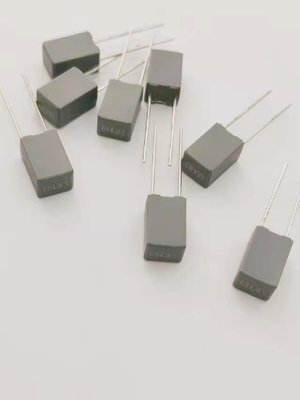 chama em forma de caixa inoxidável do capacitor do filme de poliéster de 0.68uf MKT - retardador