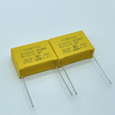 Capacitor metalizado em forma de caixa estável MKP anticorrosivo X2 do filme