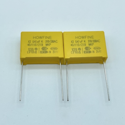 Capacitor metalizado em forma de caixa estável MKP anticorrosivo X2 do filme