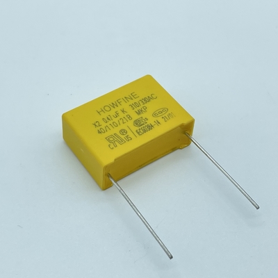 Capacitor metalizado em forma de caixa estável MKP anticorrosivo X2 do filme