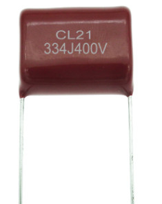 capacitor metalizado de múltiplos propósitos do filme de poliéster 0.33uF Heatproof